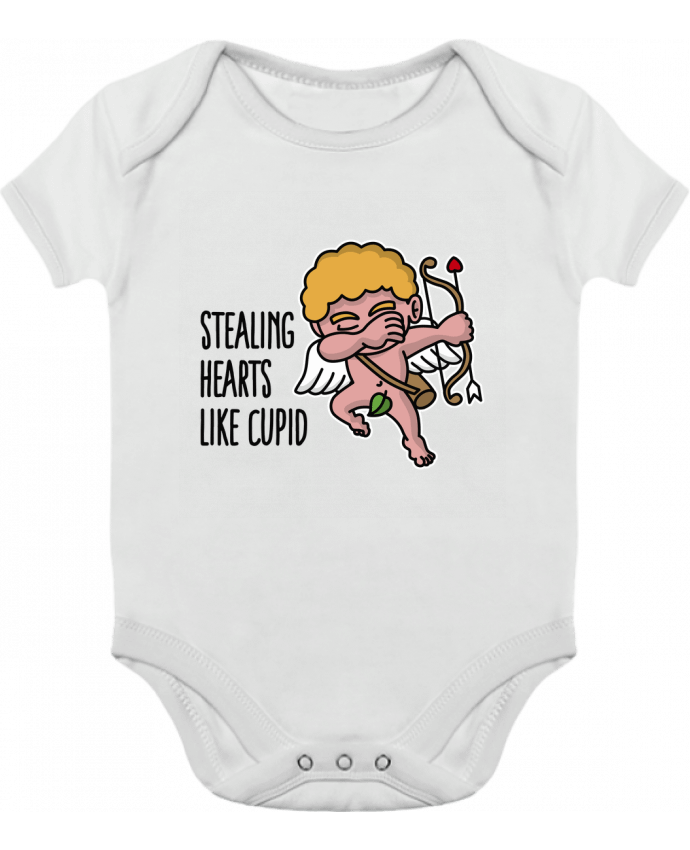 Body bébé manches contrastées Stealing hearts like cupid par LaundryFactory