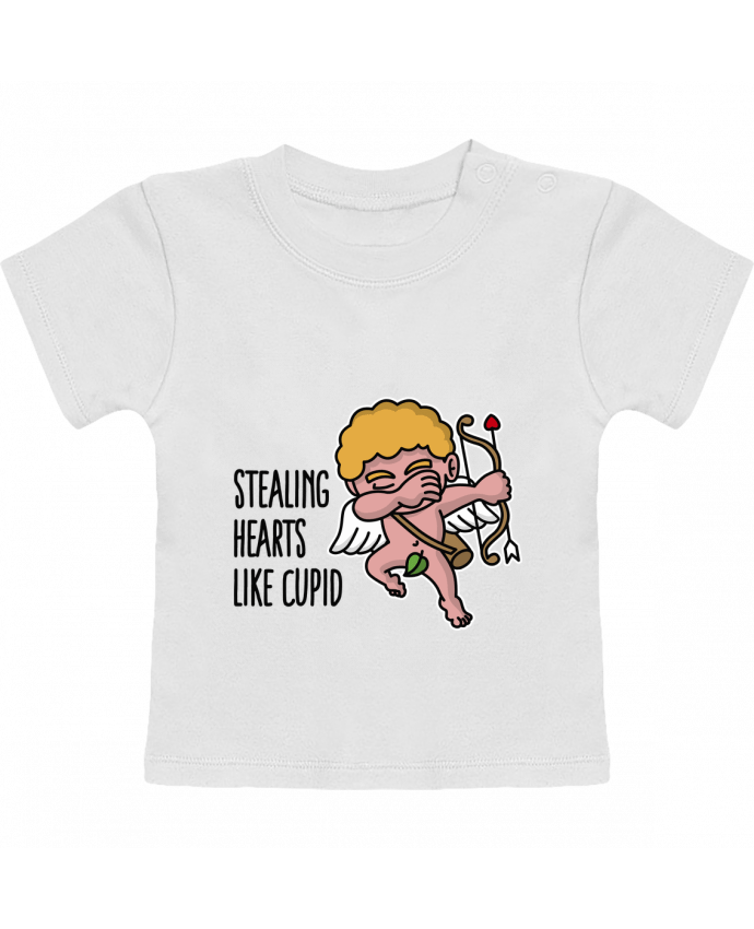 T-shirt bébé Stealing hearts like cupid manches courtes du designer LaundryFactory