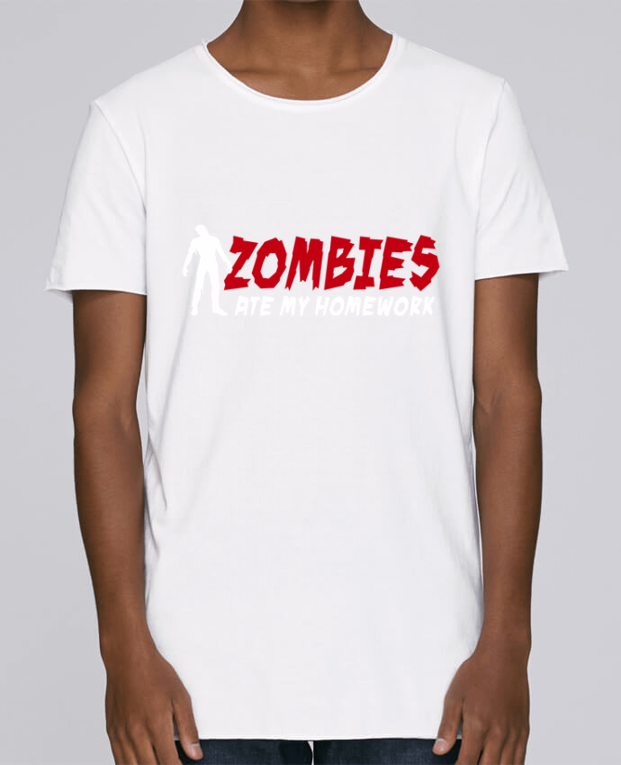 T-shirt Men Oversized Stanley Skates Zombies ate my homework by LaundryFactory