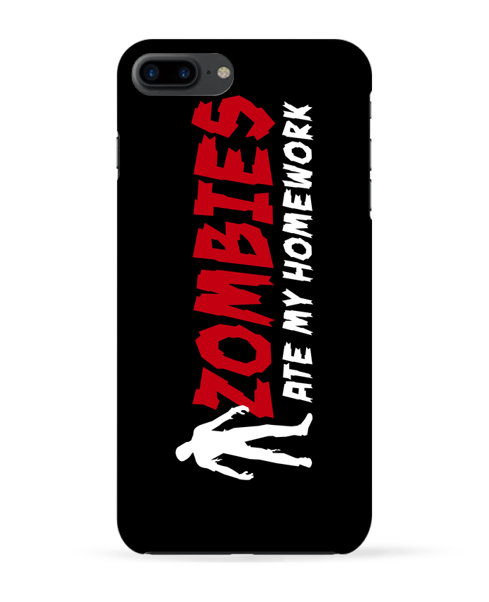 Case 3D iPhone 7+ Zombies ate my homework by LaundryFactory