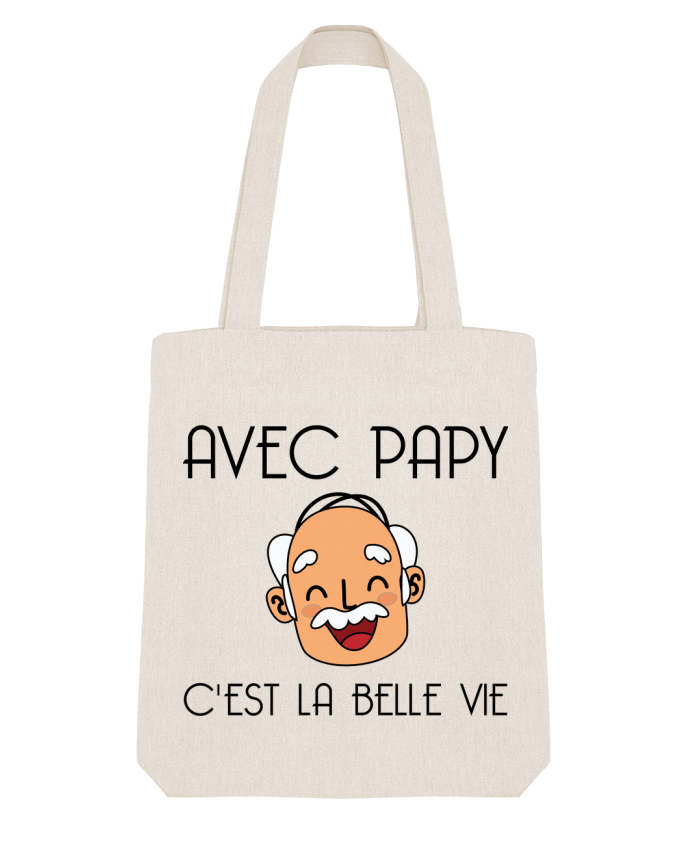 Tote Bag Stanley Stella Avec papy c'est la belle vie ! by tunetoo 