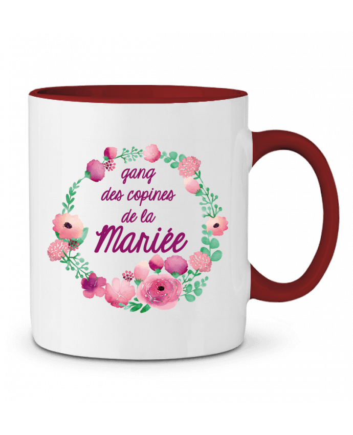 Mug bicolore Gang des copines de la mariée FRENCHUP-MAYO