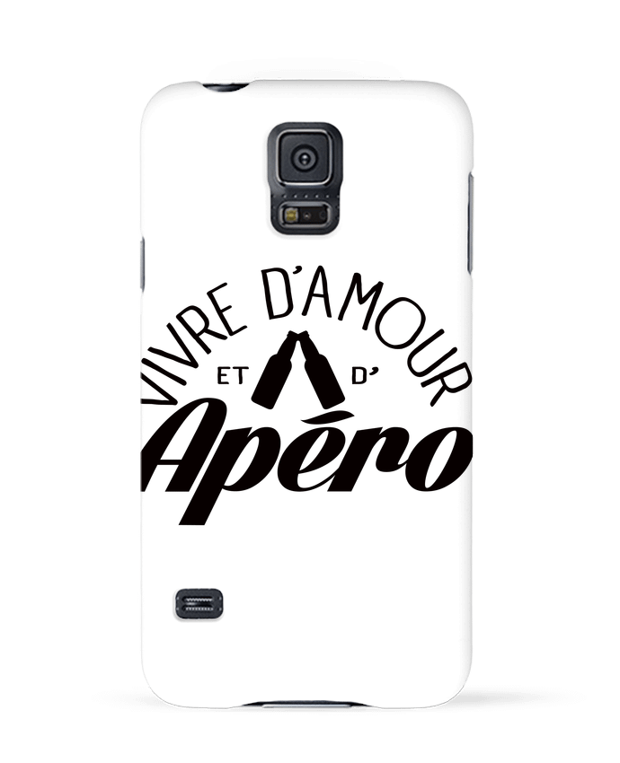 Case 3D Samsung Galaxy S5 Vivre d'Amour et d'Apéro by Freeyourshirt.com