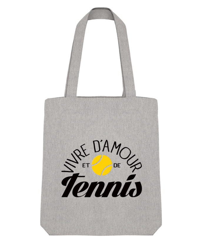 Tote Bag Stanley Stella Vivre d'Amour et de Tennis by Freeyourshirt.com 