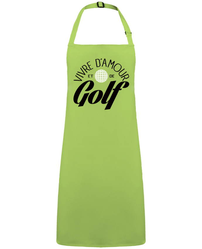 Apron no Pocket Vivre d'Amour et de Golf by  Freeyourshirt.com