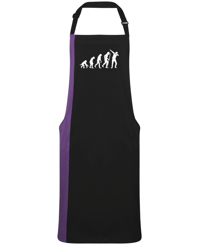 Two-tone long Apron Evolution dab by  LaundryFactory