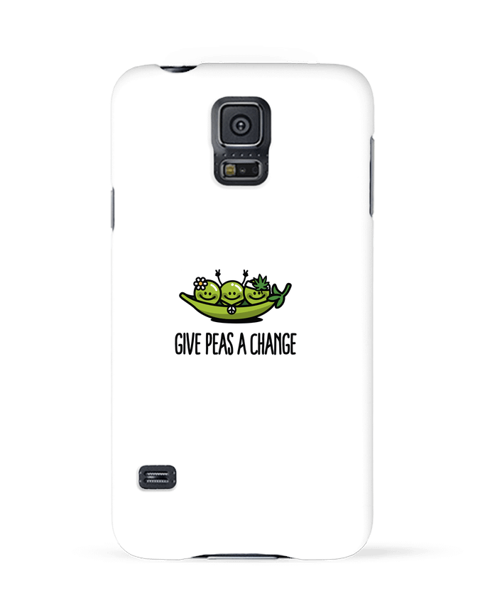 Case 3D Samsung Galaxy S5 Give peas a change by LaundryFactory