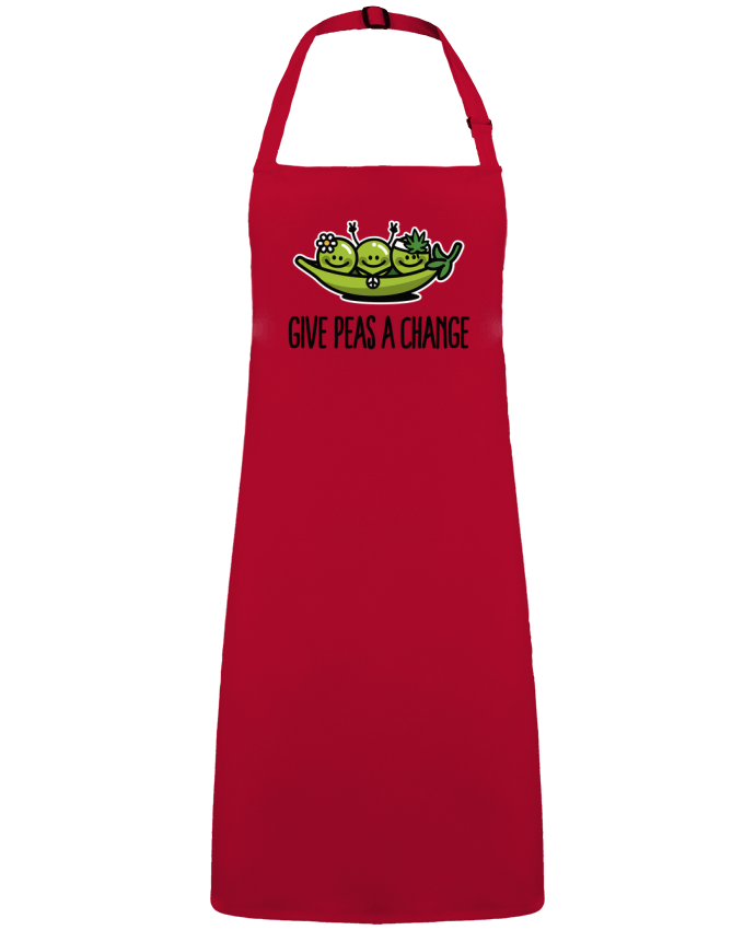 Tablier Give peas a change par  LaundryFactory
