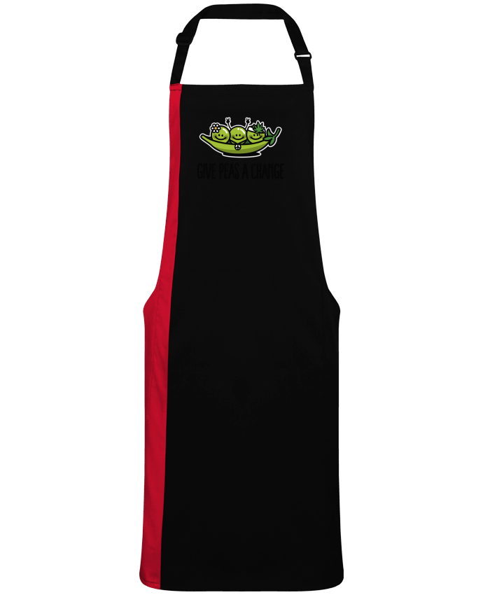 Tablier bicolore Give peas a change par  LaundryFactory