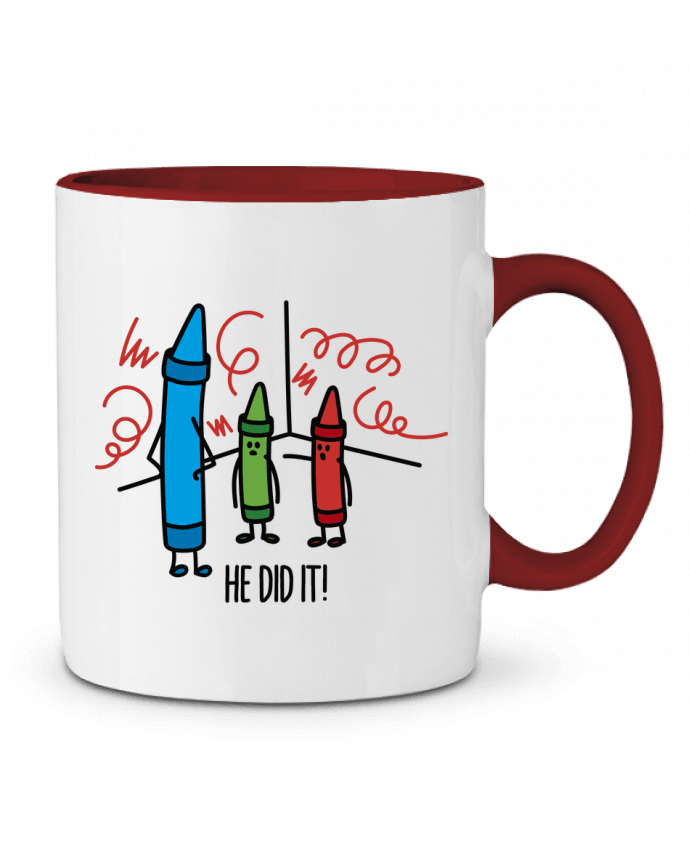 Mug bicolore He did it LaundryFactory