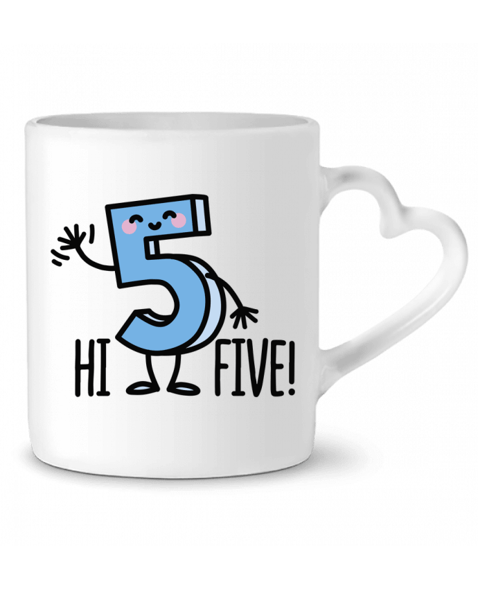 Mug coeur Hi five par LaundryFactory