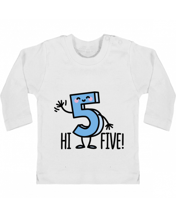 T-shirt bébé Hi five manches longues du designer LaundryFactory