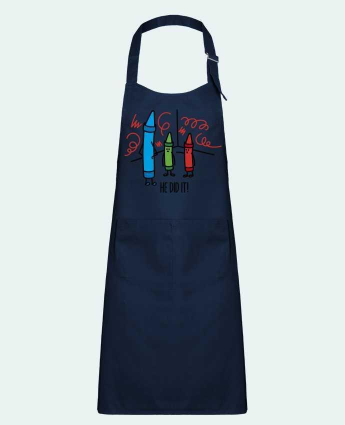 Kids chef pocket apron He did it by LaundryFactory