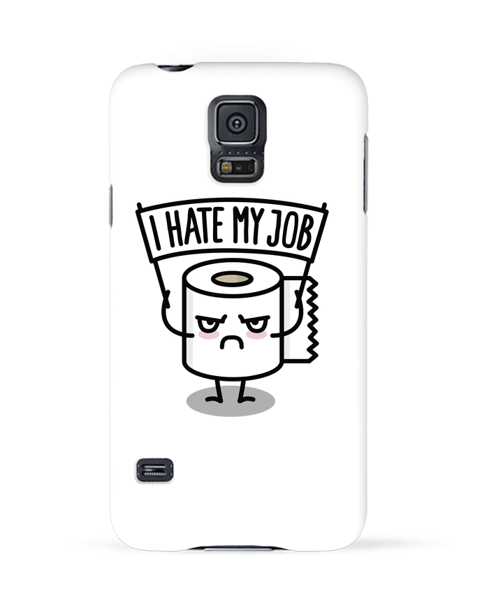 Case 3D Samsung Galaxy S5 I hate my job by LaundryFactory