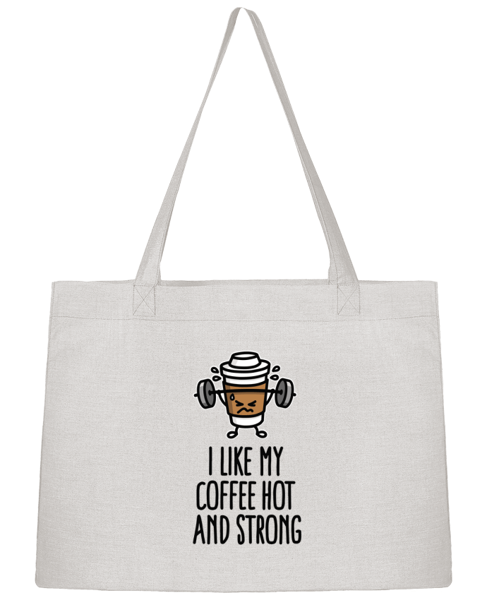 Shopping tote bag Stanley Stella I like my coffee hot and strong by LaundryFactory