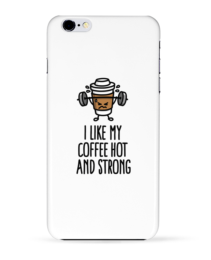 Case 3D iPhone 6+ I like my coffee hot and strong de LaundryFactory