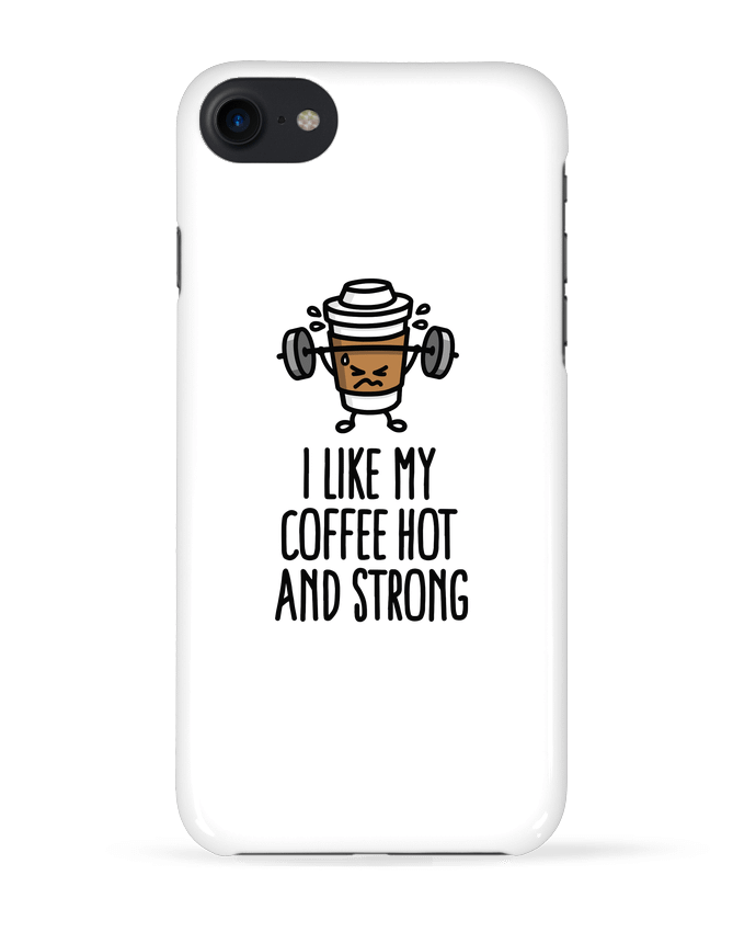 COQUE 3D Iphone 7 I like my coffee hot and strong de LaundryFactory