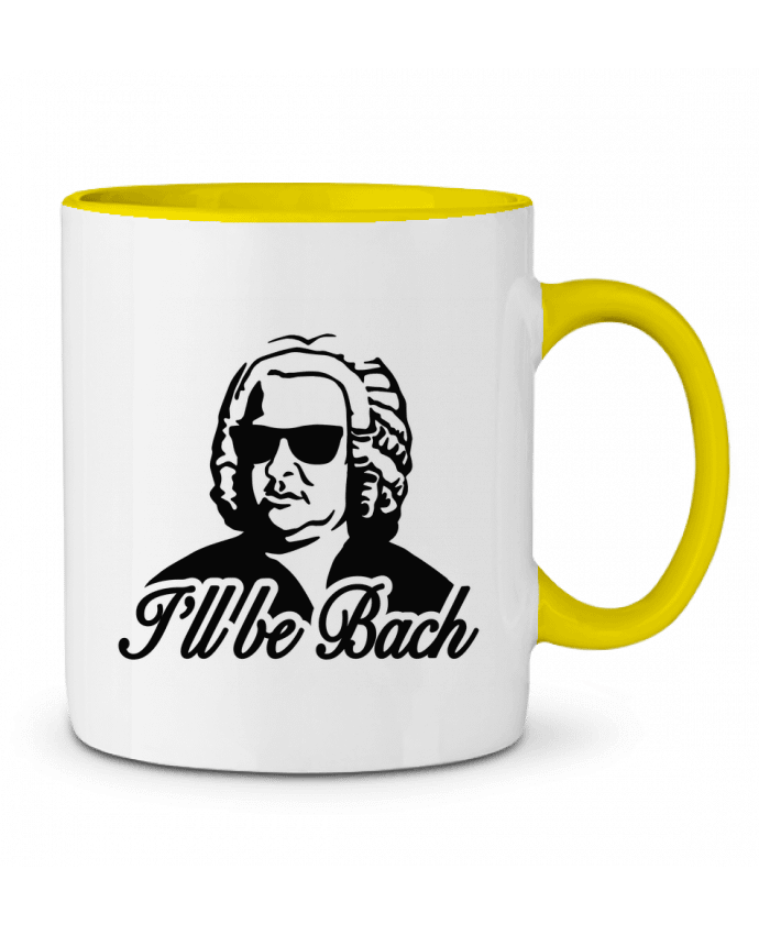 Two-tone Ceramic Mug I'll be Bach LaundryFactory