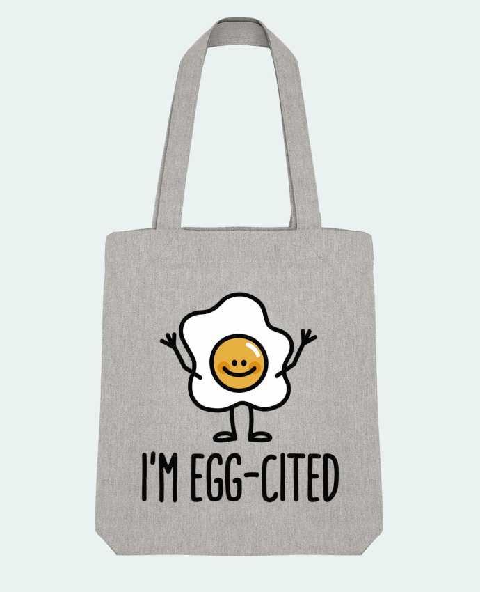 Tote Bag Stanley Stella I'm egg-cited by LaundryFactory 