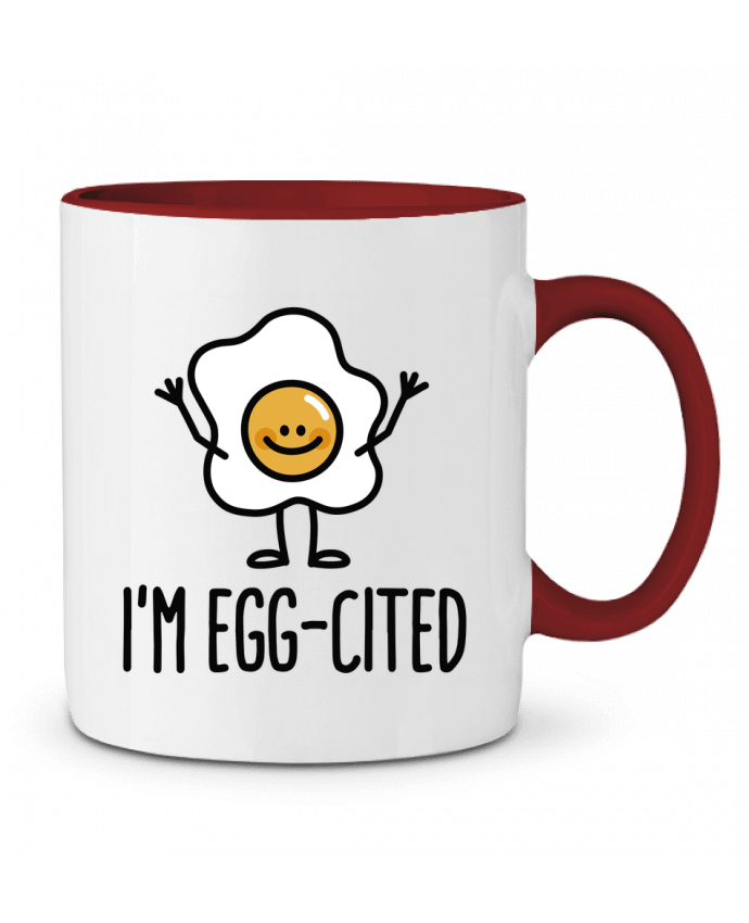 Mug bicolore I'm egg-cited LaundryFactory