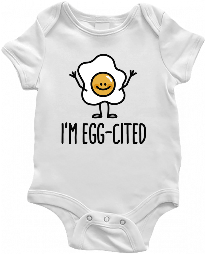 Body Bebé I'm egg-cited por LaundryFactory