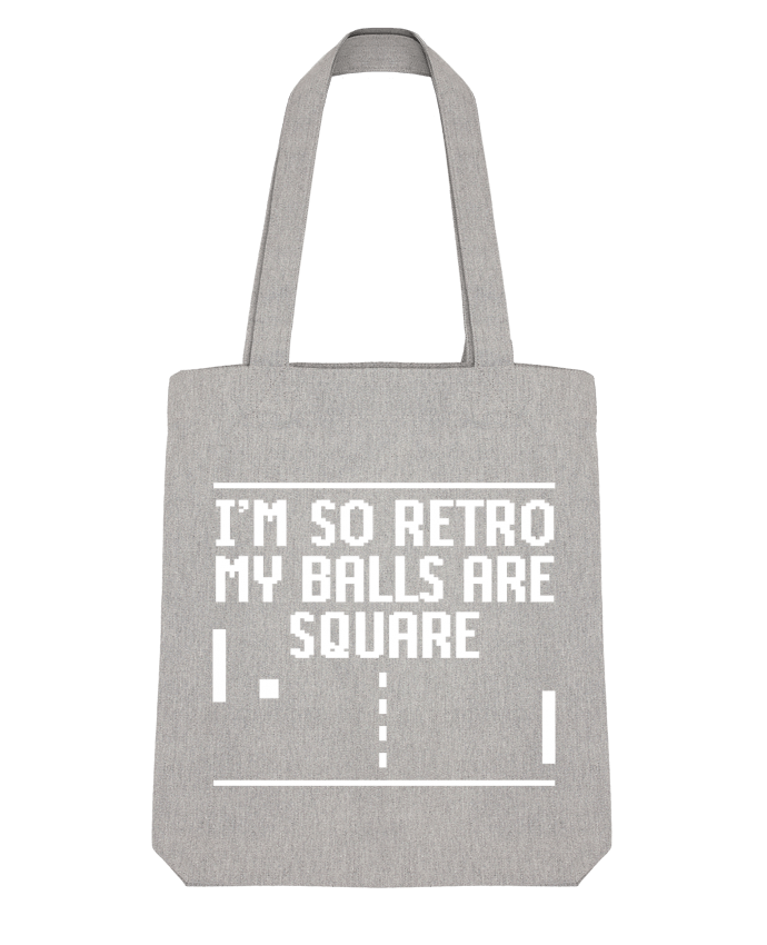 Tote Bag Stanley Stella I'm so retro my balls are square par LaundryFactory 