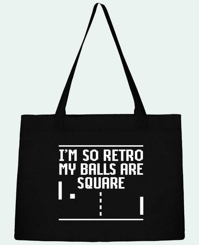 Shopping tote bag Stanley Stella I'm so retro my balls are square by LaundryFactory