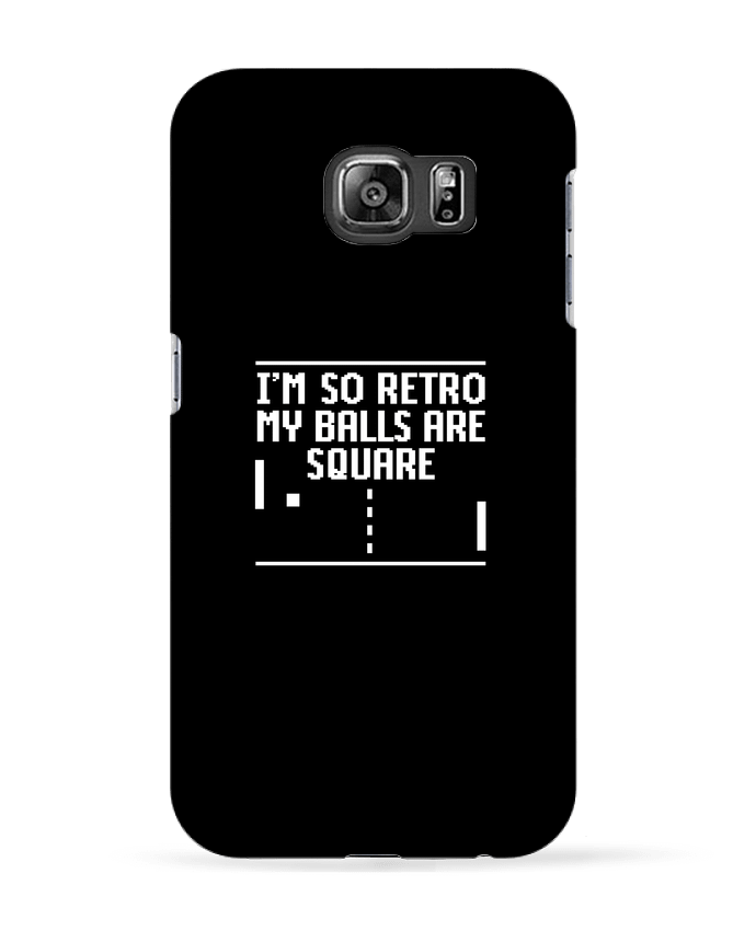 Coque Samsung Galaxy S6 I'm so retro my balls are square - LaundryFactory