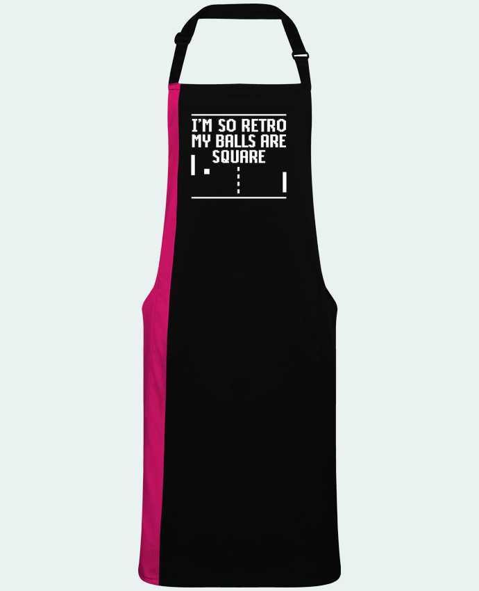 Two-tone long Apron I'm so retro my balls are square by  LaundryFactory