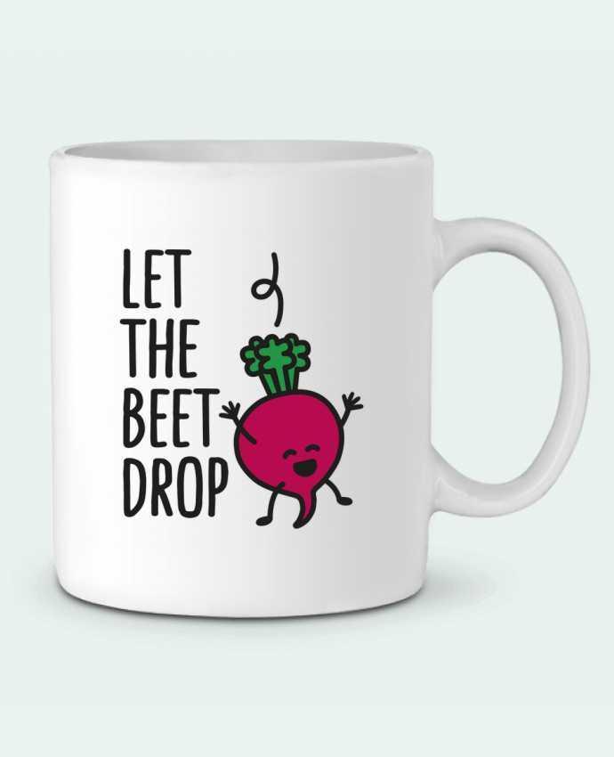 Ceramic Mug Let the beet drop by LaundryFactory