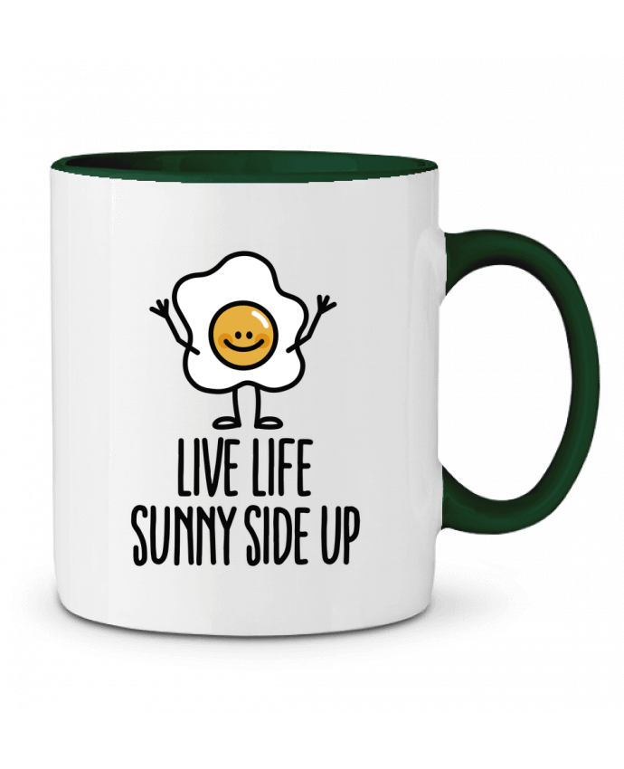 Mug bicolore Live life sunny side up LaundryFactory