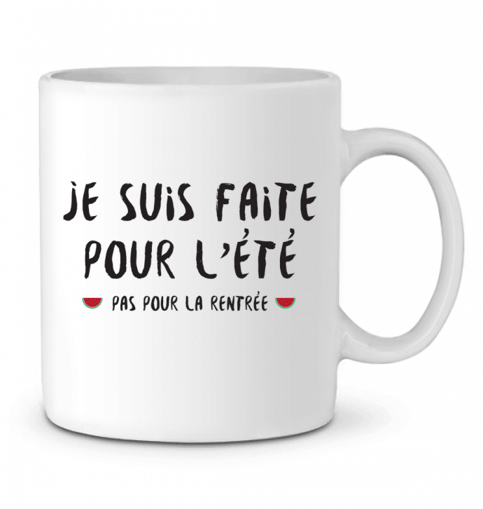 Ceramic Mug Faite pour l'été by tunetoo