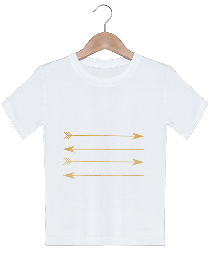 T-shirt garçon motif Fleches dore k-créatif