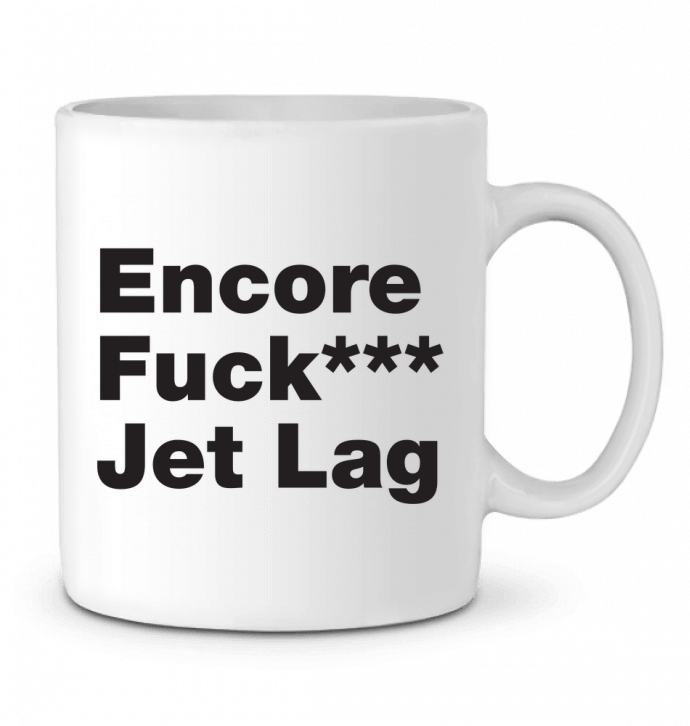 Ceramic Mug Encore Jet Lag by tunetoo
