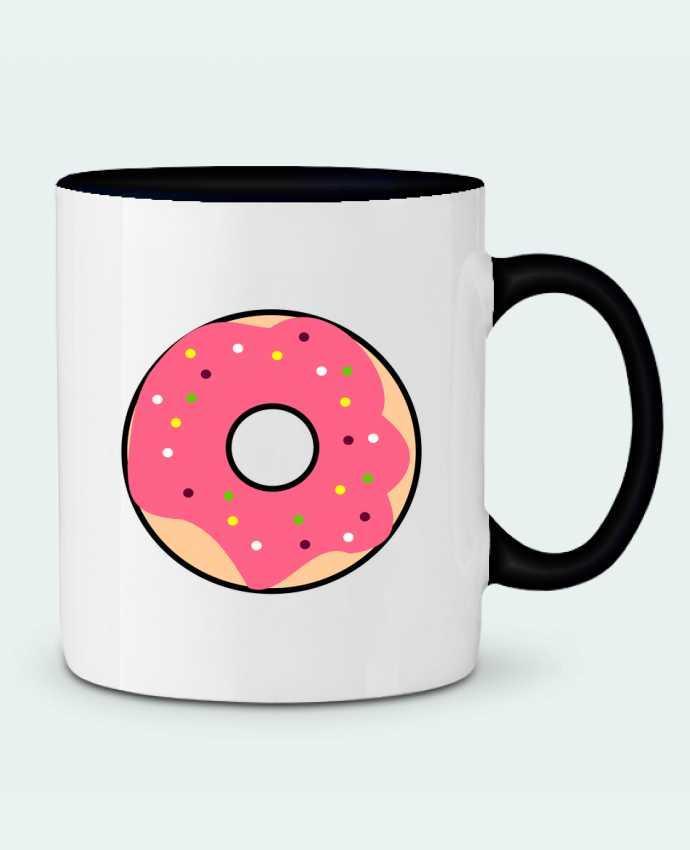 Mug bicolore Donut Rose k-créatif