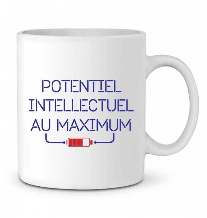 Ceramic Mug Potentiel Intellectuel au Maximum by tunetoo