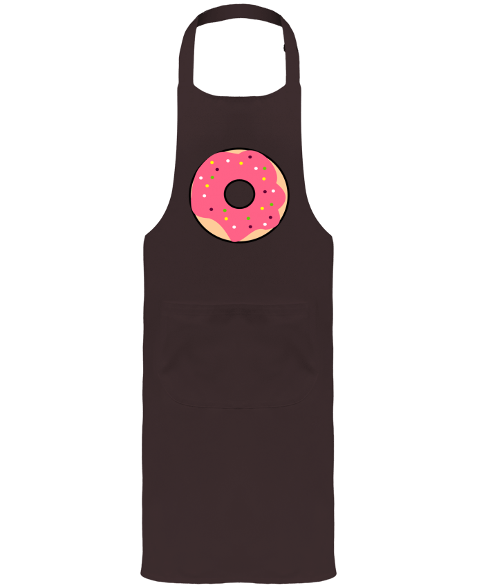Garden or Sommelier Apron with Pocket Donut Rose by k-créatif