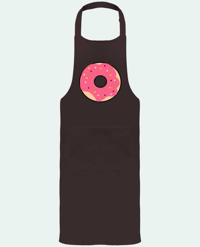 Garden or Sommelier Apron with Pocket Donut Rose by k-créatif