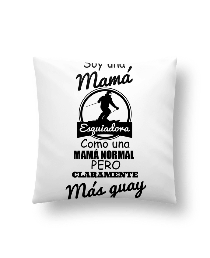 Coussin Mamá esquiadora par tunetoo