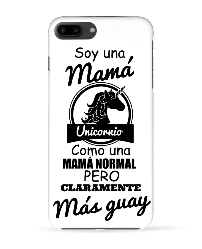 Case 3D iPhone 7+ Mamá unicornio by tunetoo