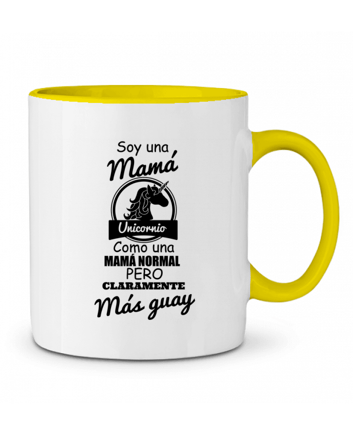 Two-tone Ceramic Mug Mamá unicornio tunetoo