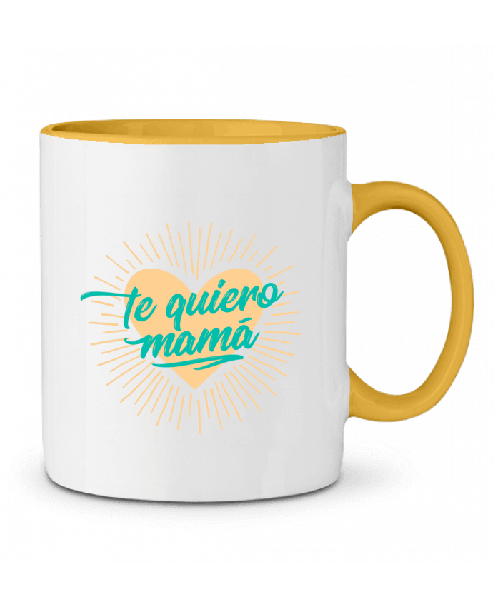 Two-tone Ceramic Mug te quiero mamá tunetoo