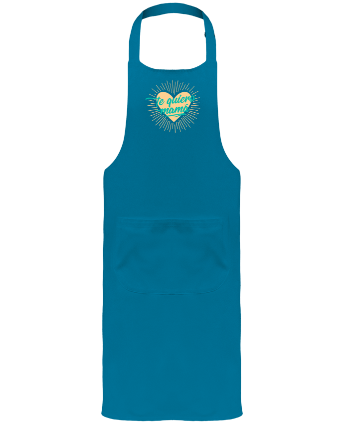 Garden or Sommelier Apron with Pocket te quiero mamá by tunetoo