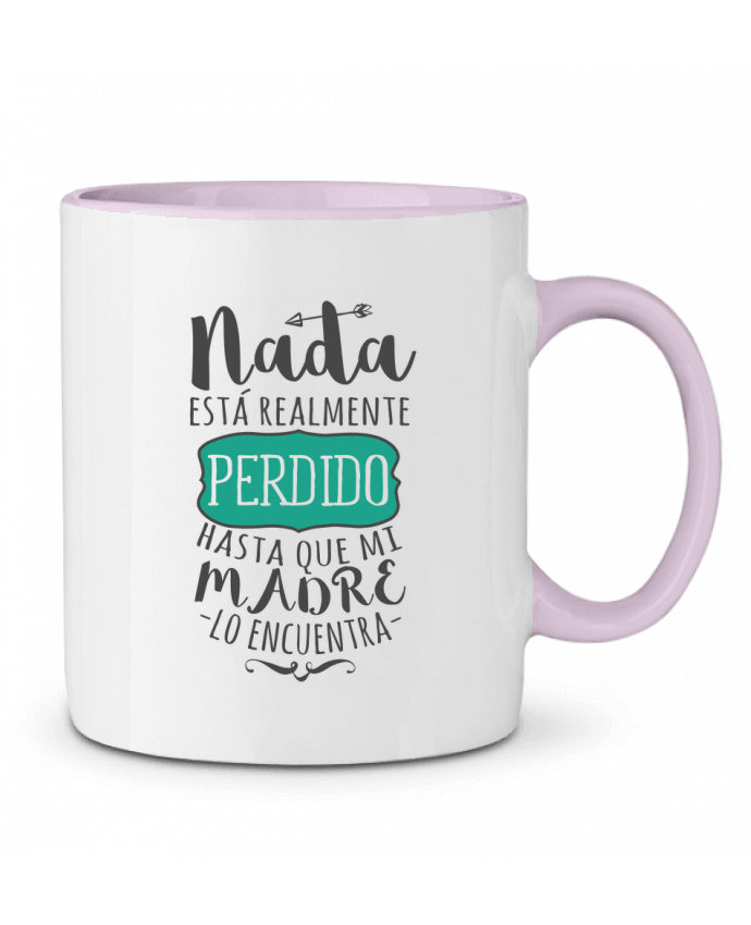 Taza Cerámica Bicolor Nada está perdido tunetoo