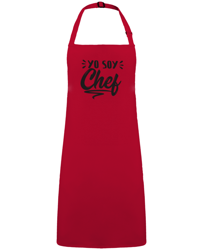 Delantal Sin Bolsillo soy chef por  tunetoo