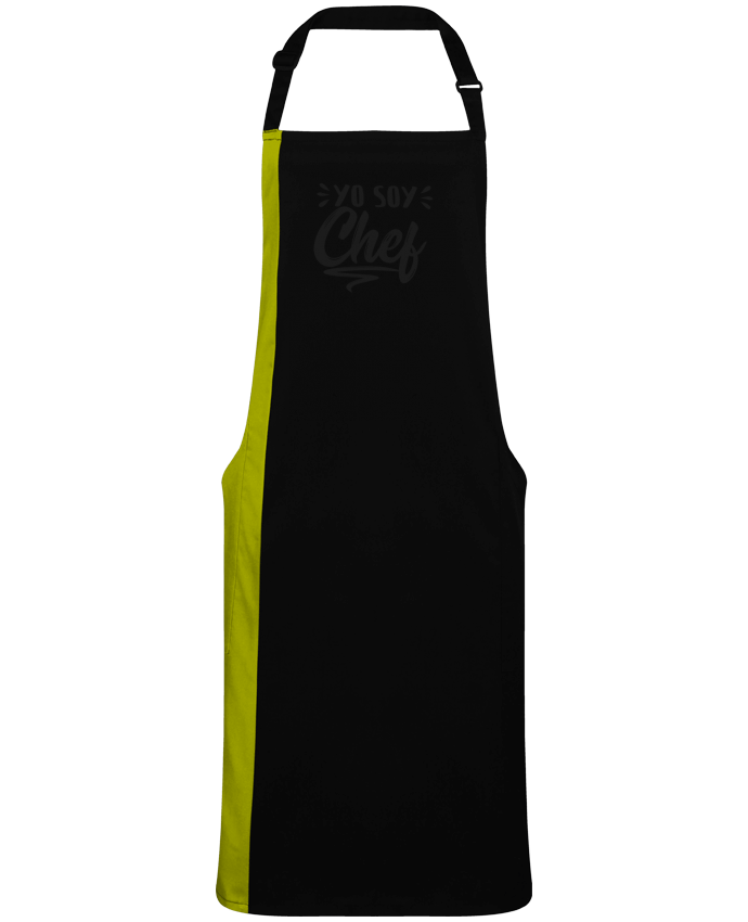 Two-tone long Apron soy chef by  tunetoo