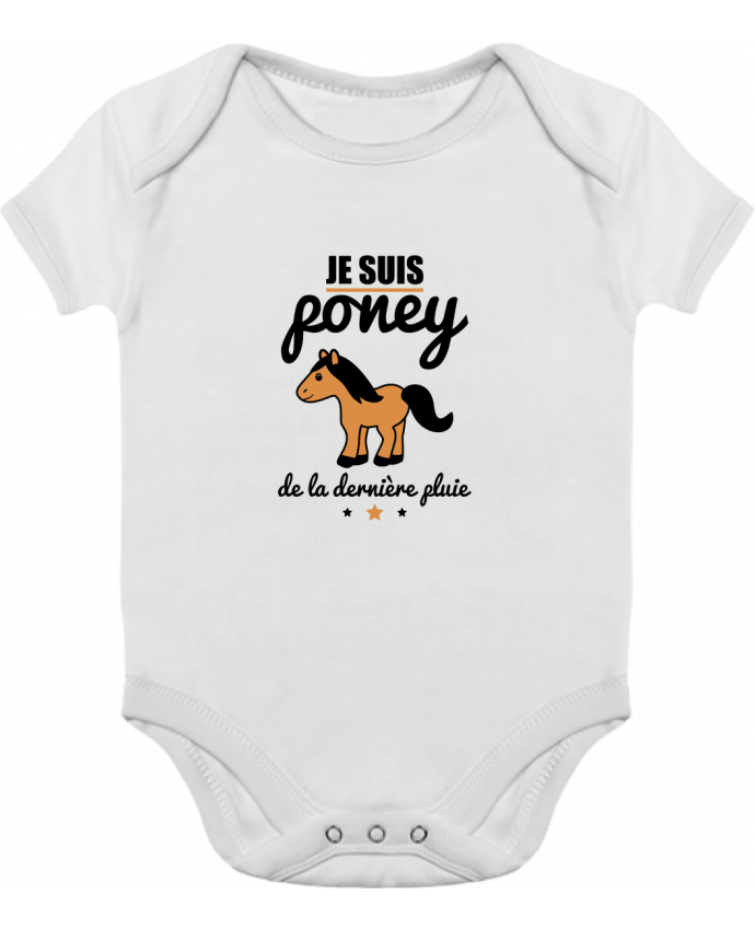 Baby Body Contrast Je suis poney de la dernière pluie by Benichan