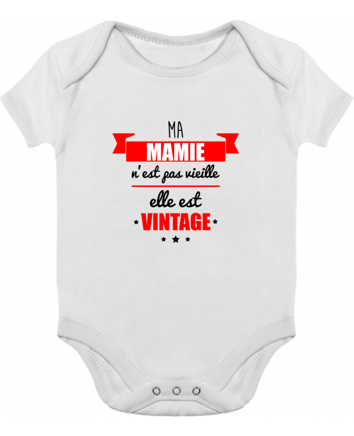 Baby Body Contrast Ma mamie n'est pas vieille elle est vintage by Benichan