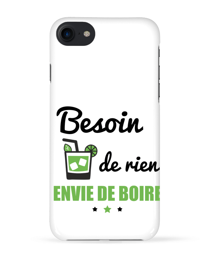 COQUE 3D Iphone 7 Besoin de rien, envie de boire de Benichan