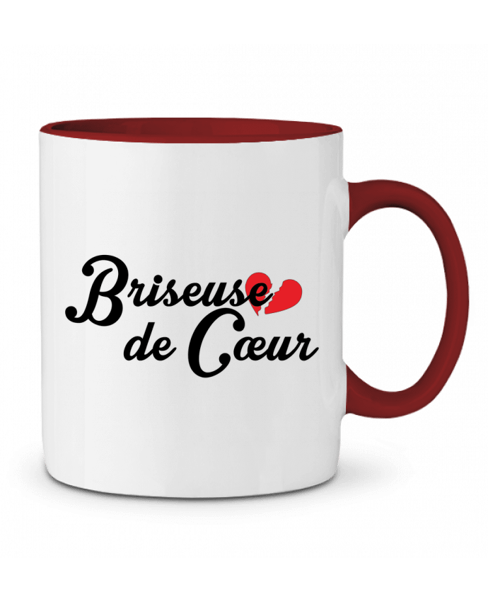 Mug bicolore Briseuse de cœur tunetoo